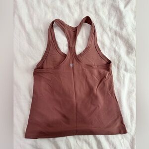 Lululemon Brown Racerback Tank Top